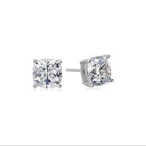 2ct Cushion Cut Studs